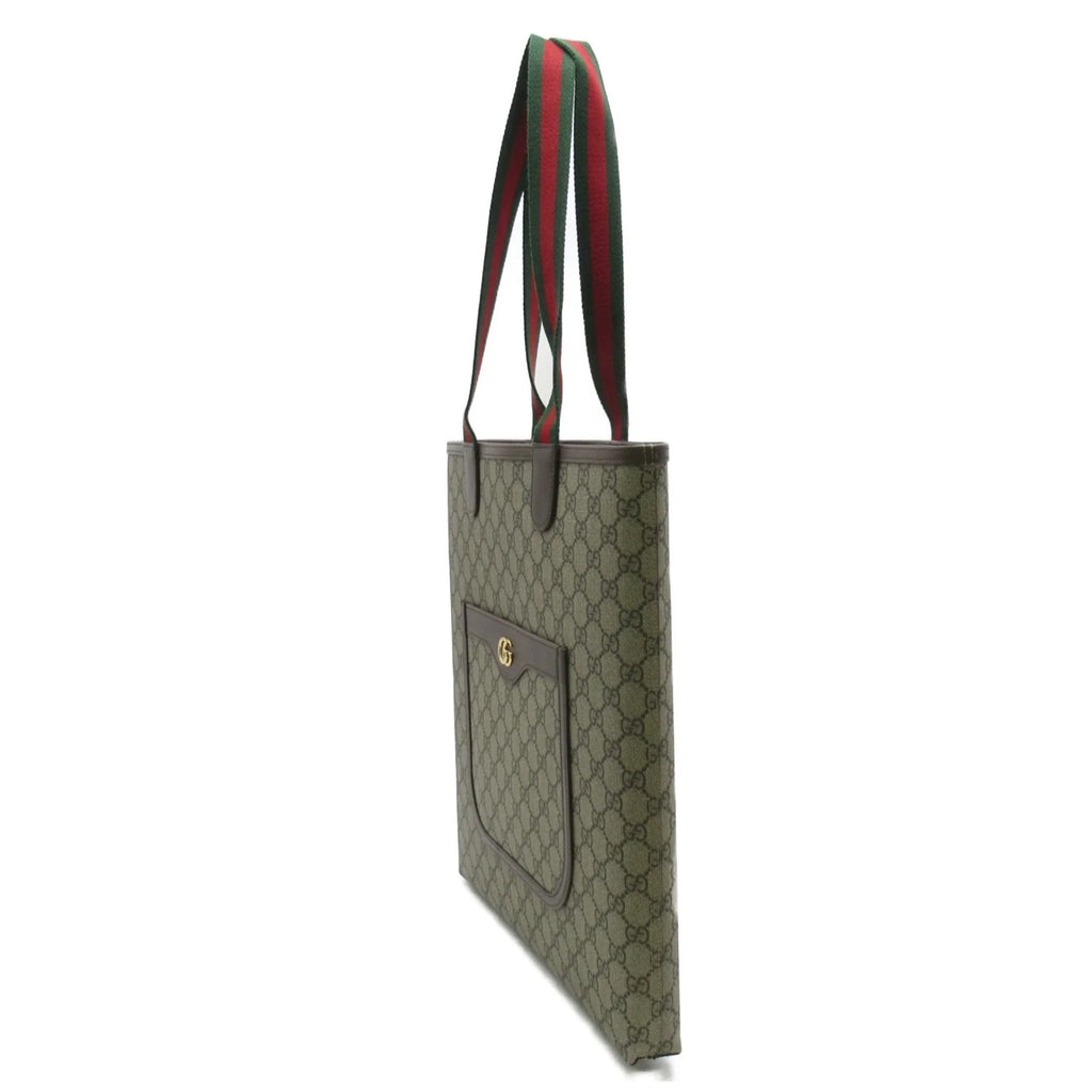 Pre-Owned GUCCI Tote Bag Beige GG Supreme Canvas 7445449AACV8745 (New)