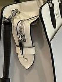 Kate Spade Madison Medium Platinum Grey Colorblock Leather Satchel Bag Purse KC621