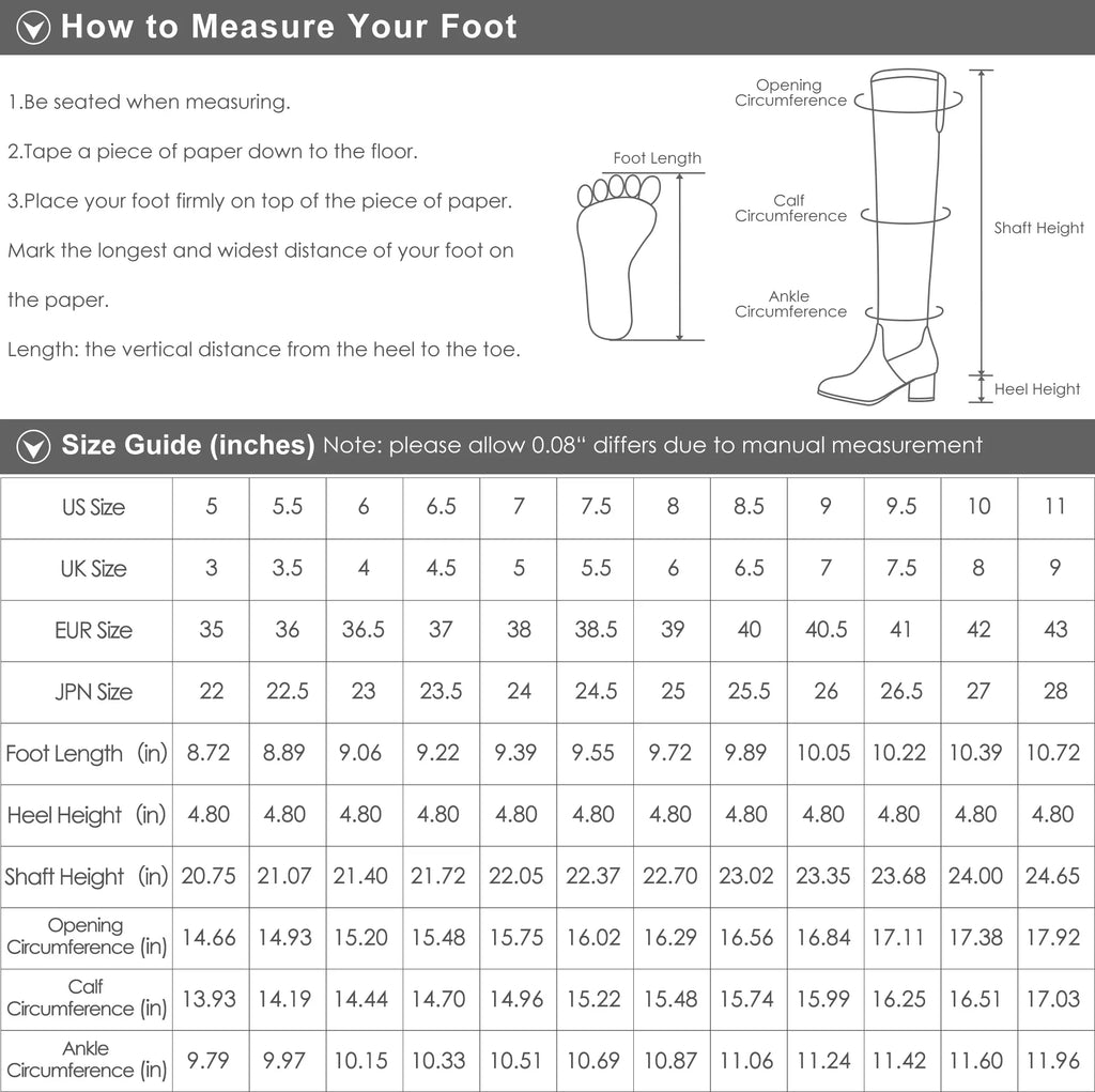 DREAM PAIRS Women's Fashion Thigh High Chunky Heel Platform Over The Knee Boots HIGLAT Ebony Size 7.5