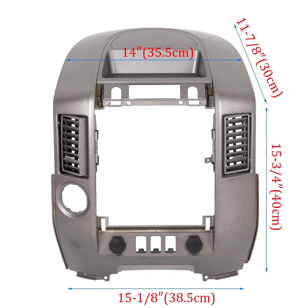 Kojem Dash Center Console Instrument Panel Lid Bezel for 2004 2005 2006 Nissan Titan XE SE Armada 68257-8S800