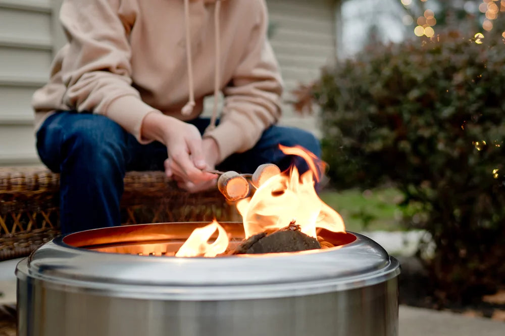 Duraflame™ Stainless Steel Low Smoke Fire Pit, 19"