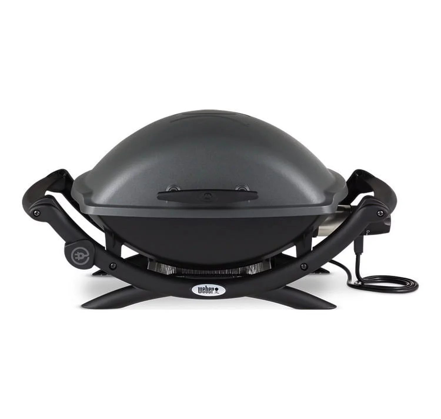 Weber Q 2400 Electric Grill Jet with Grill Cover and Cart Bundle