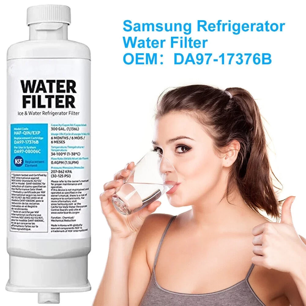 DA97-17376B Replacement Compatible with DA97-17376B Water Filter,Pack of 3