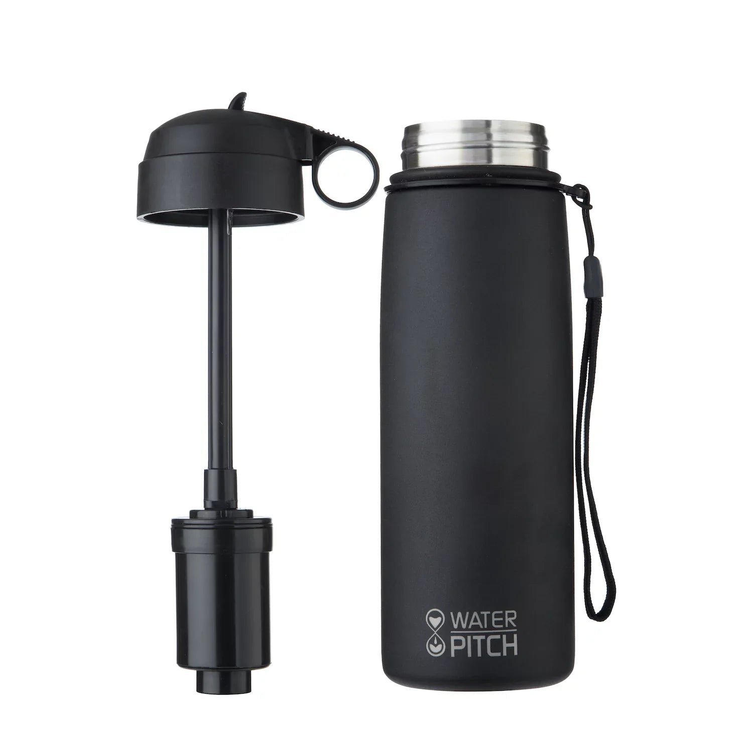 Seychelle Dark Thermal Insulated 26oz PH Plus Water Filter Bottle