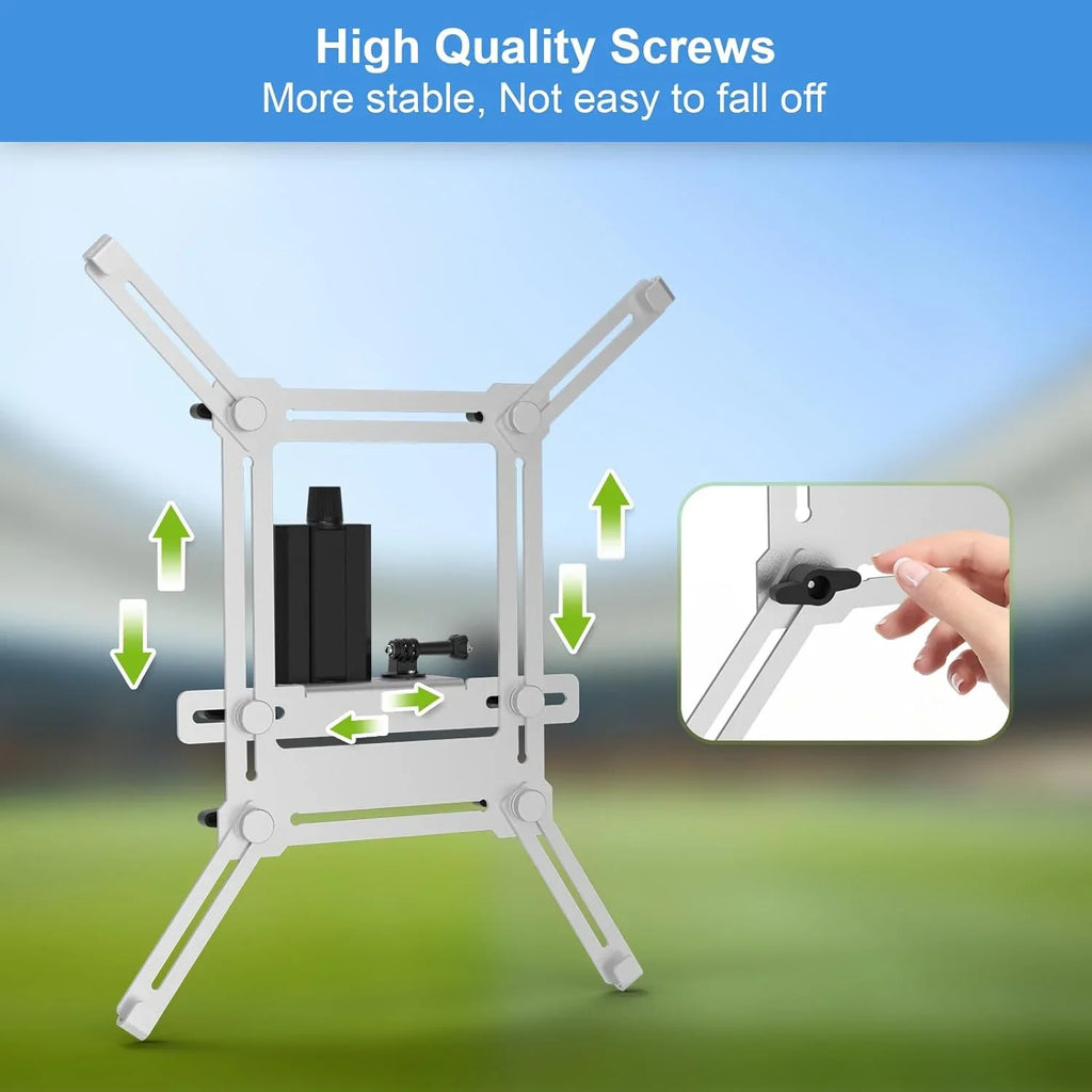 Fence Mount for GoPro, iPhone, Phones, Digital Action Camera, to a Chain Link Fence for Recording Baseball,Softball