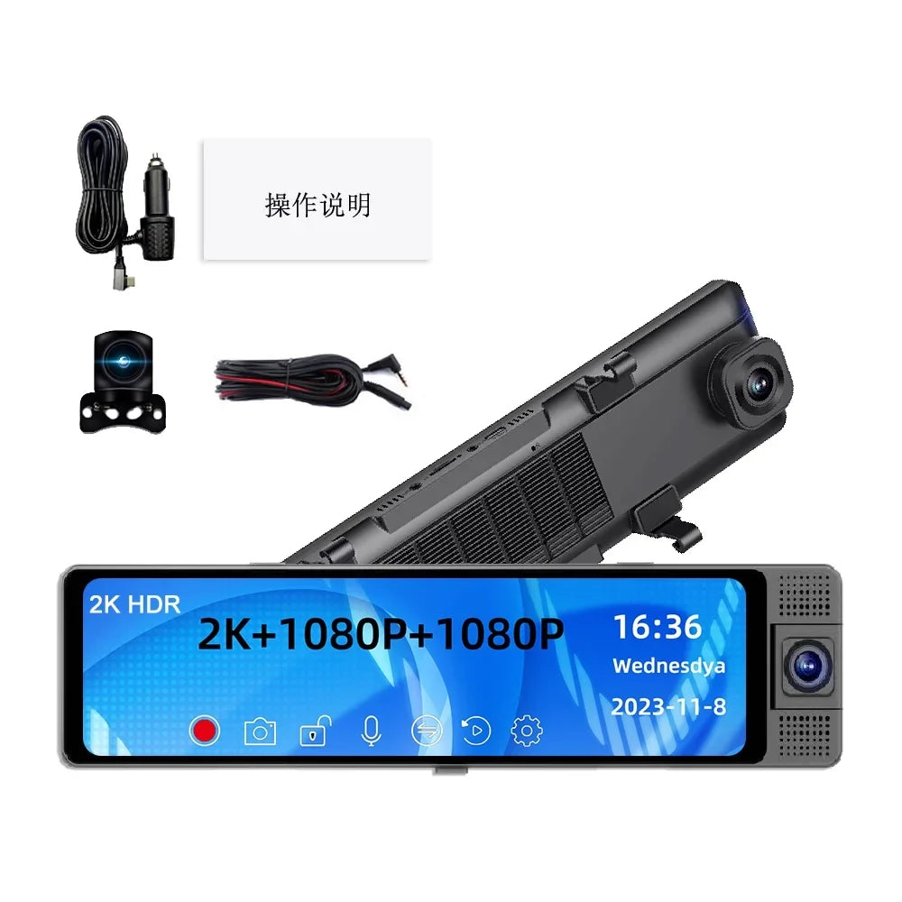 Dadypet Dashcam,Mirror Dash Cam Car Video Dashcam Car Wide Auto Rearview Mirror Wide Wifi Auto Wide Car Auto Wifi Video Car - Car Rearview Auto Safety Car Camera Auto Camera Wide Auto With Wifi