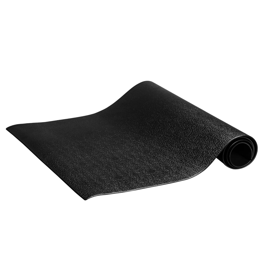 Kmowoo Polyvinyl Chloride Sports Equipment Treadmill Mat 200*90*0.6cm Ebony