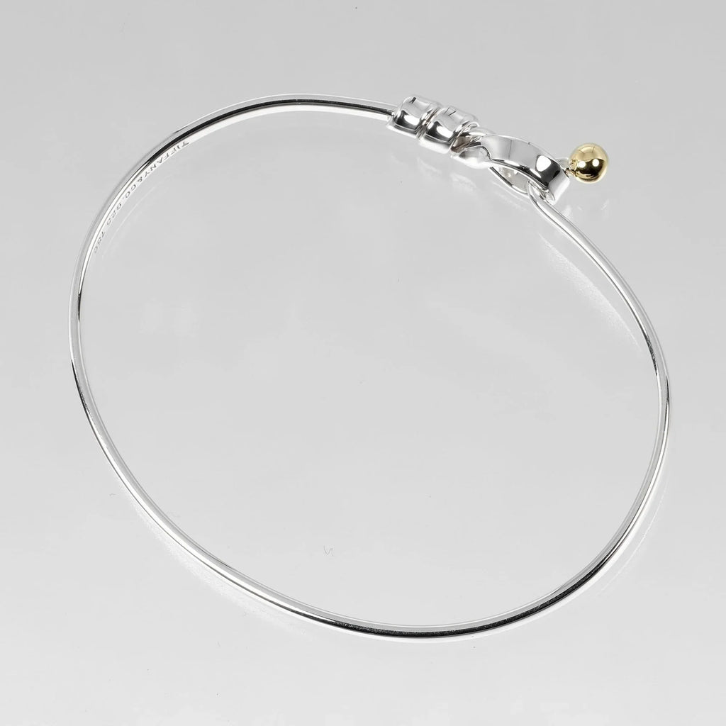 Pre-Owned Tiffany & Co. Love Knot Bracelet, 925 Silver, 18K Gold, Approx. 9.15g I132724015 (Good)