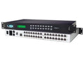 NTI VEEMUX SM-8X8-C5AV-LCD - Monitor/audio switch - managed - rack-mountable