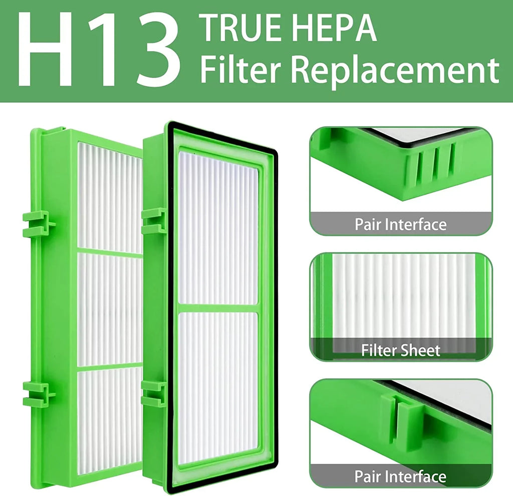 HAPF300AHD Remover True HEPA Filter compatible with Holmes Aer1Series Air Purifier, HAPF30AT True HEPA Allergen Remover, Parts HAPF300AH-U4R & HAP242-NUC (4 True HEPA + 8 Pre Filter)