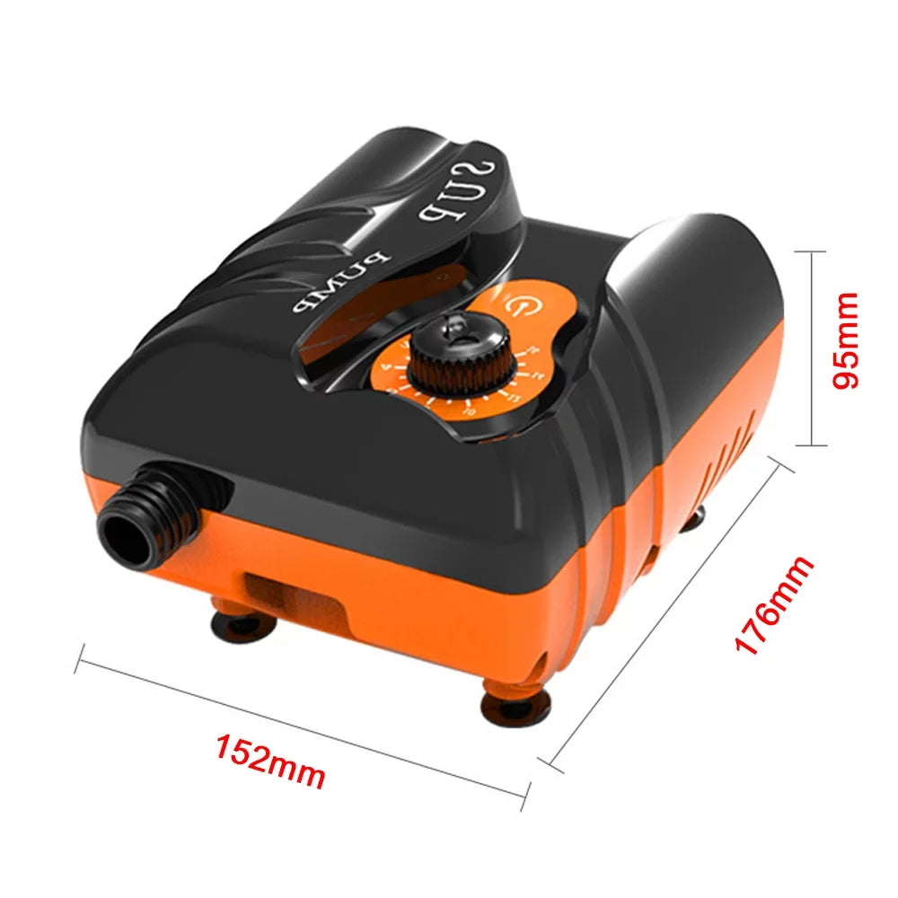 Tomshoo ligent Electric Air Pump for Paddle Board Inflatable Pool Boat, 16PSI High Pressure Compressor