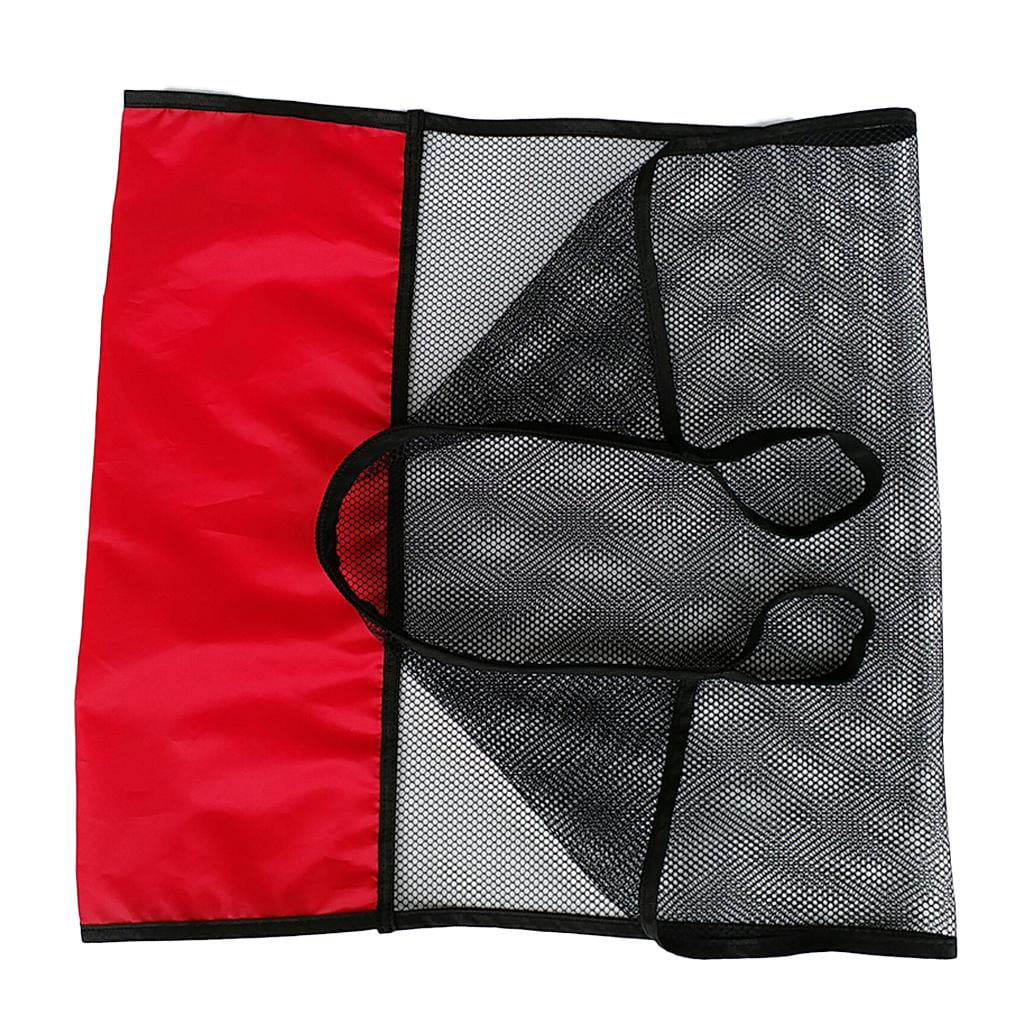 kesoto 6xFloating Pool Noodle Chair Net Mesh Float Swimming Seat Red