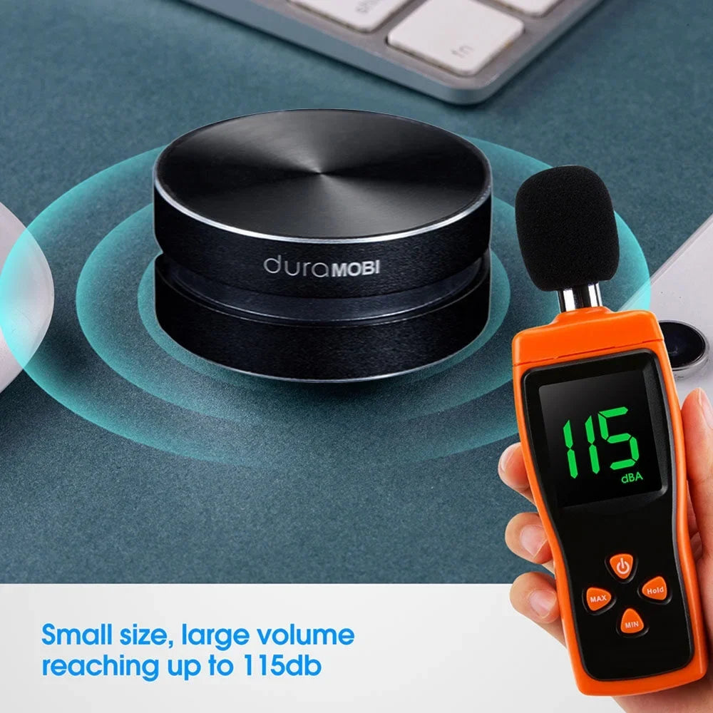 Wirelessly BT Speaker Bone Conduction Speakers Mini Portable Loud Stereo Sound Built-in Mic Sound Box Red