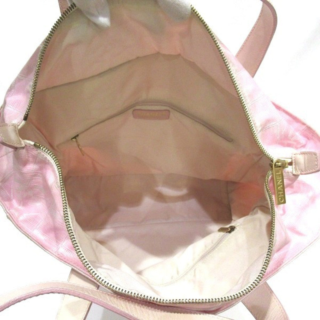 Pre-Owned CHANEL New Travel GM Pink A15825 Bag Tote Women's (Good)