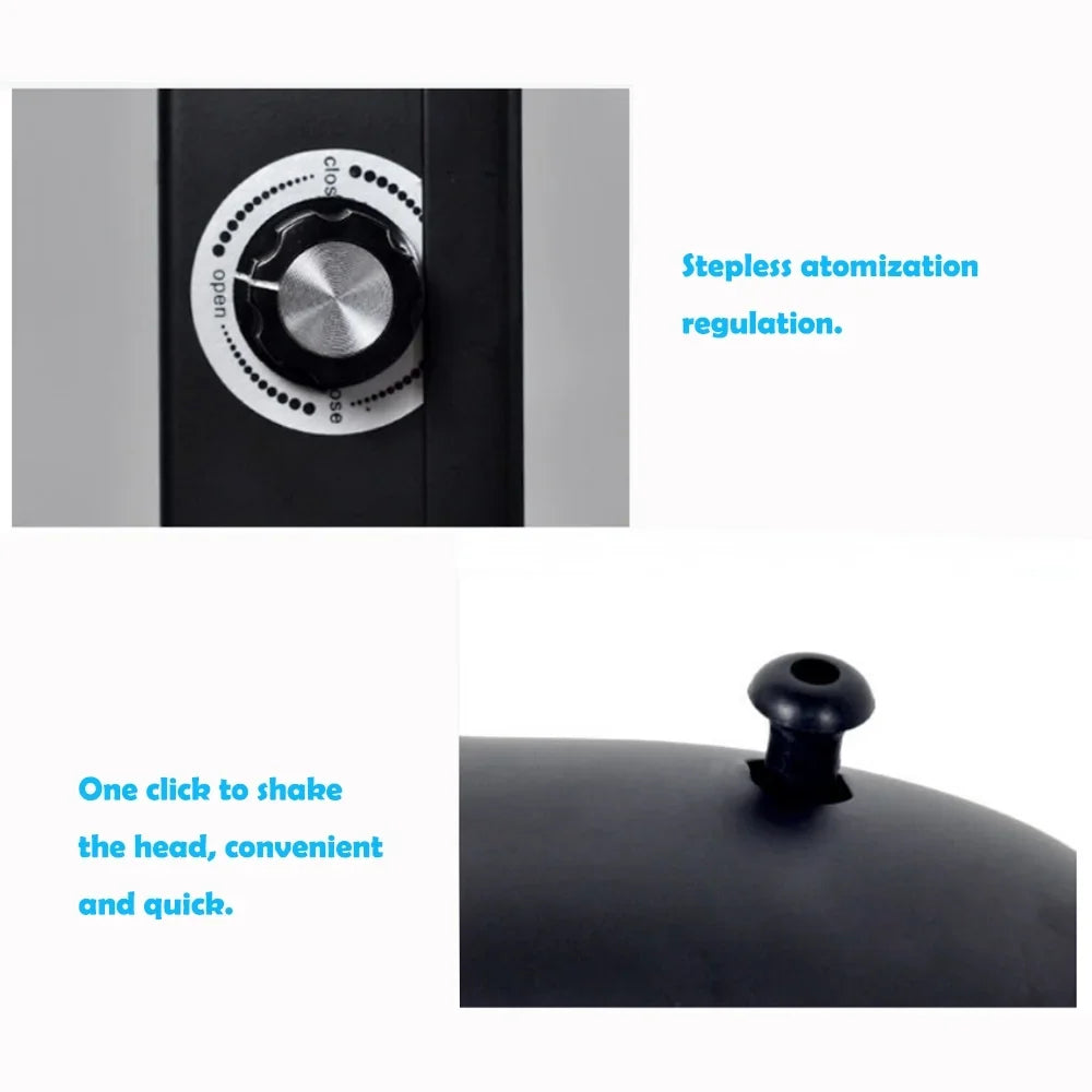 INTSUPERMAI Electric Industrial Mist Fan Humidifier Cooling Spray Fan with 42L Water Tank