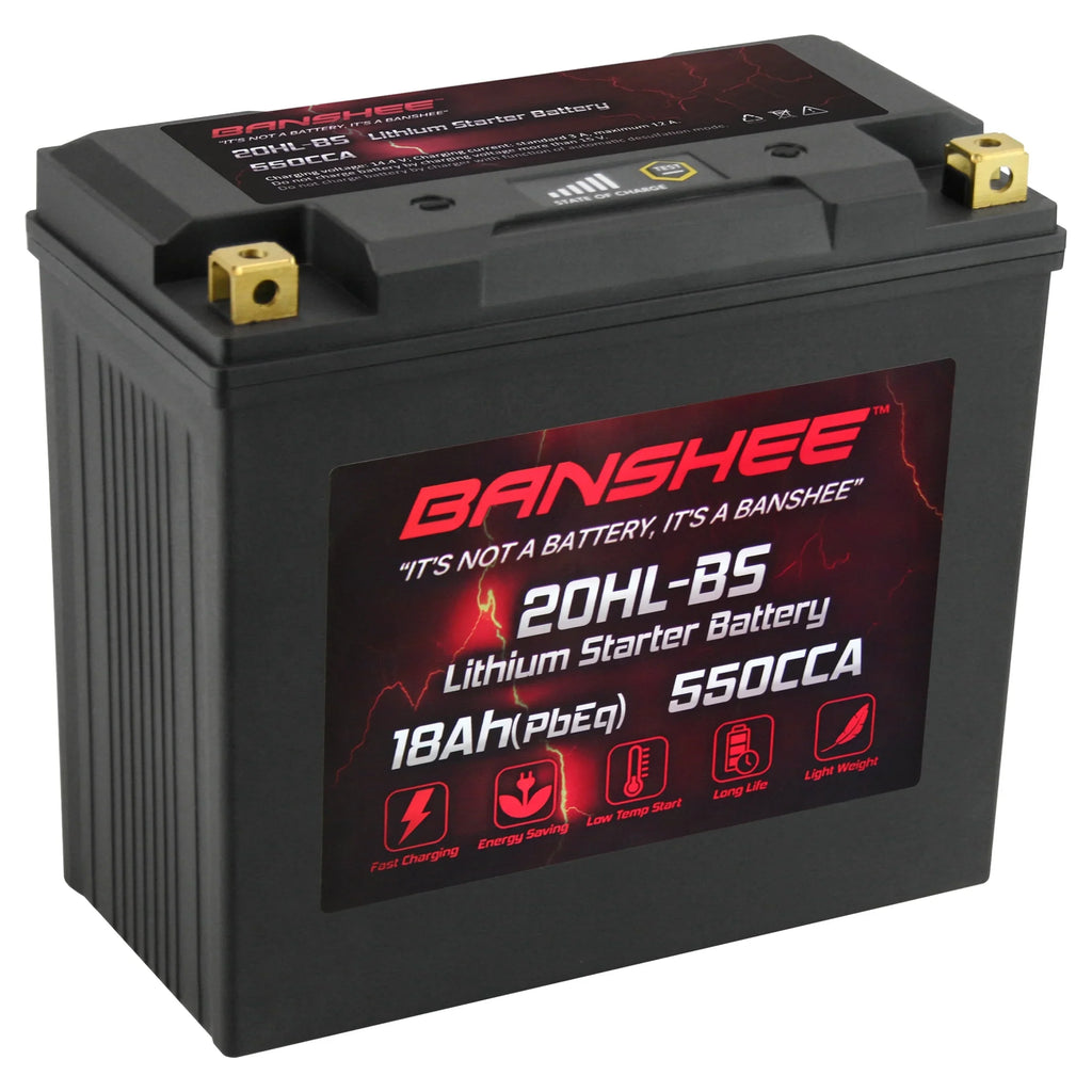 Banshee 20L-BS LiFePO4 Motorsports Battery Compatible with Yamaha FX1800 WaveRunner FX SHO 2008 to 2012