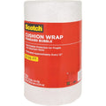 Scotch Perforated Cushion Wrap - 12" Width x 30 ft Length - Perforated, Mass Recyclable, Non-scratching, Easy Tear - Polyethylene, Nylon - Clear | Bundle of 5