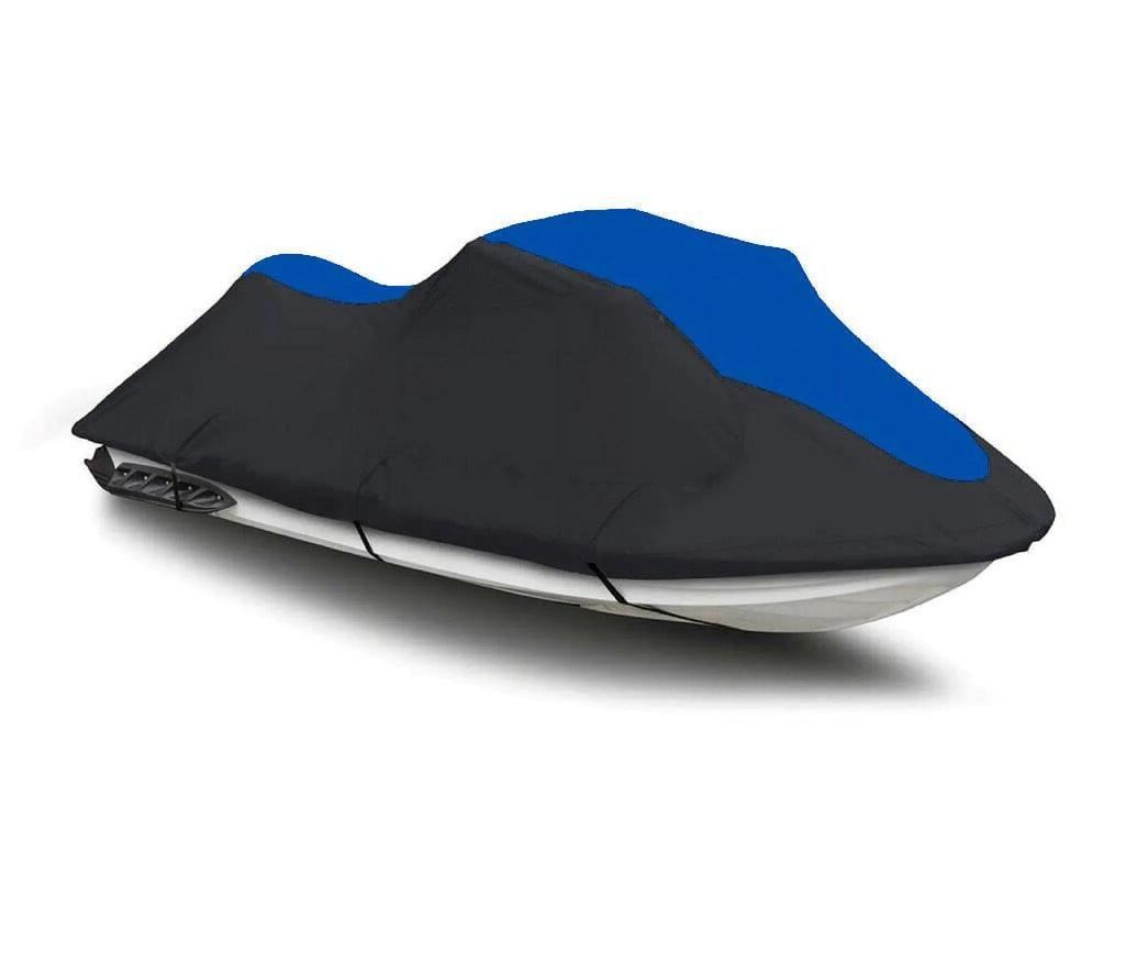 Dark / BLUE HEAVY-DUTY, 600 DENIER Jet Ski PWC Cover Compatible for 2011 2012 2013 2014 2015 2016 Sea Doo Sea-Doo Bombardier GTS 130