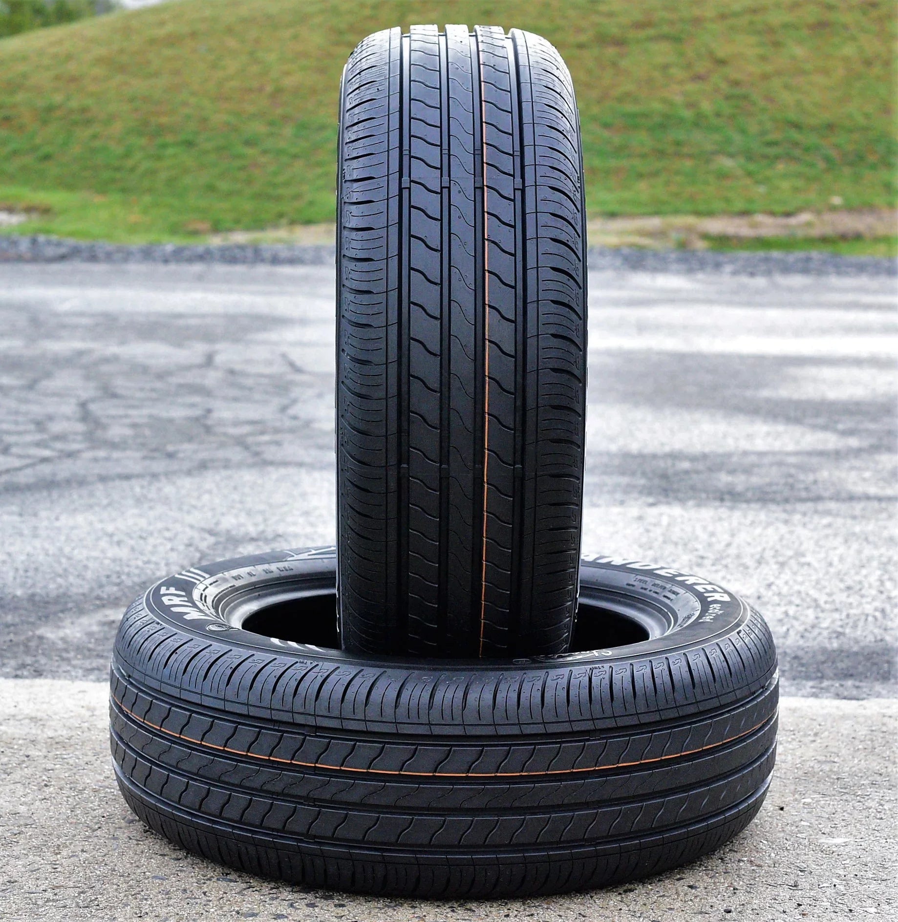 Set of 4 (FOUR) MRF Wanderer Street A1 195/60R16 89H AS A/S All Season Tires