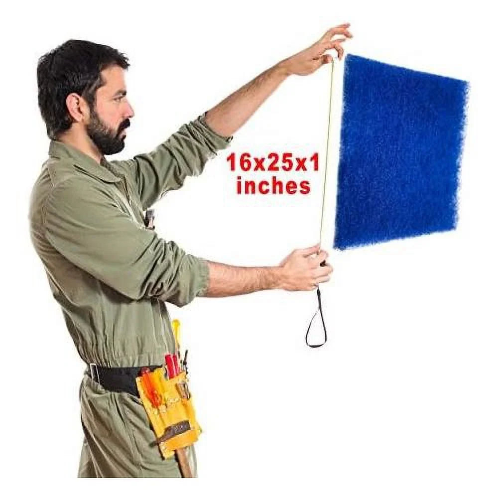 16X25x1 Furnace Filters Air Conditioner Filter Replacement Clean Vent-2 Pack