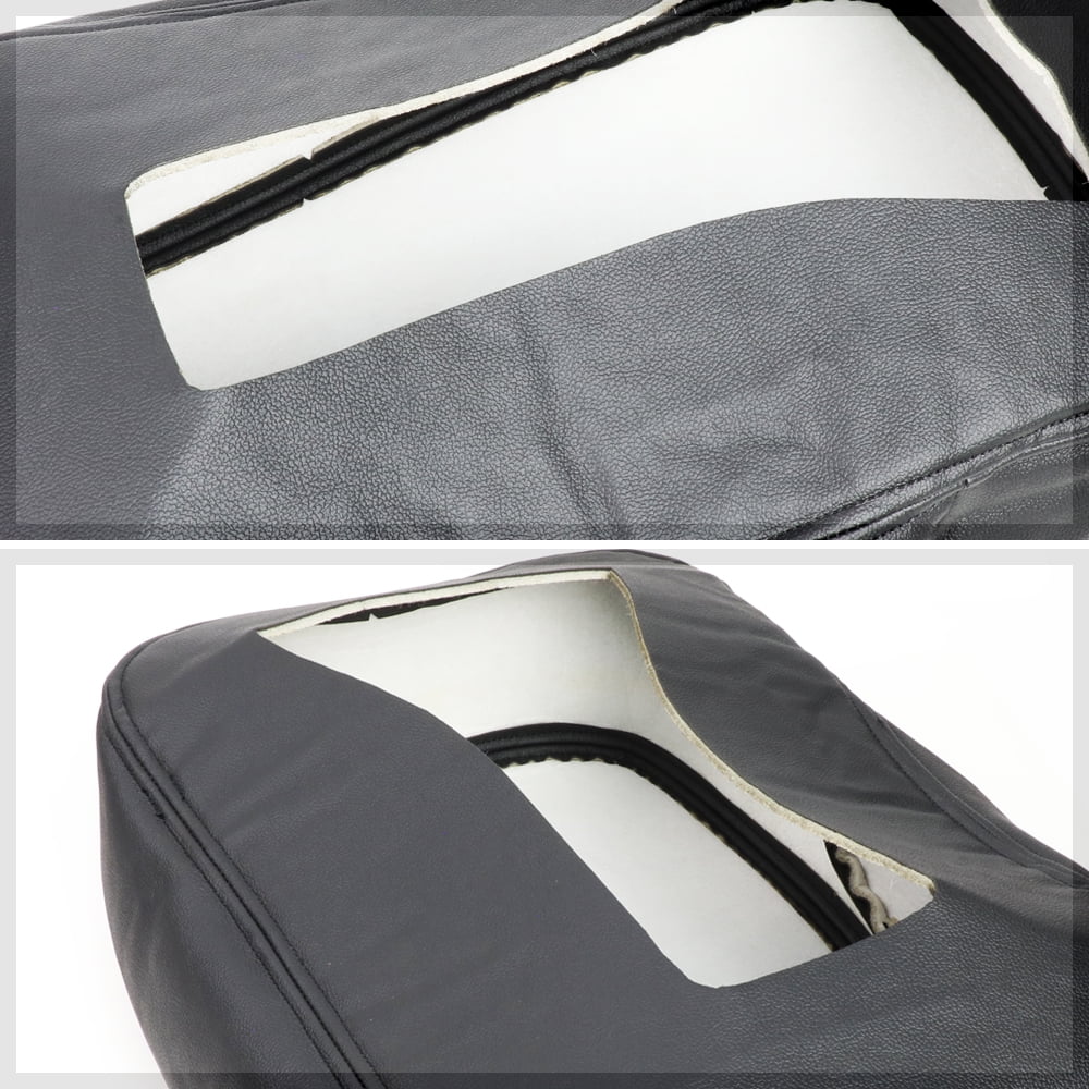 Dark Center Console Arm Rest Lid Leather Cover Kit for 07-14 Silverado/Sierra Fits select: 2007-2014 CHEVROLET SILVERADO, 2007-2014 CHEVROLET TAHOE