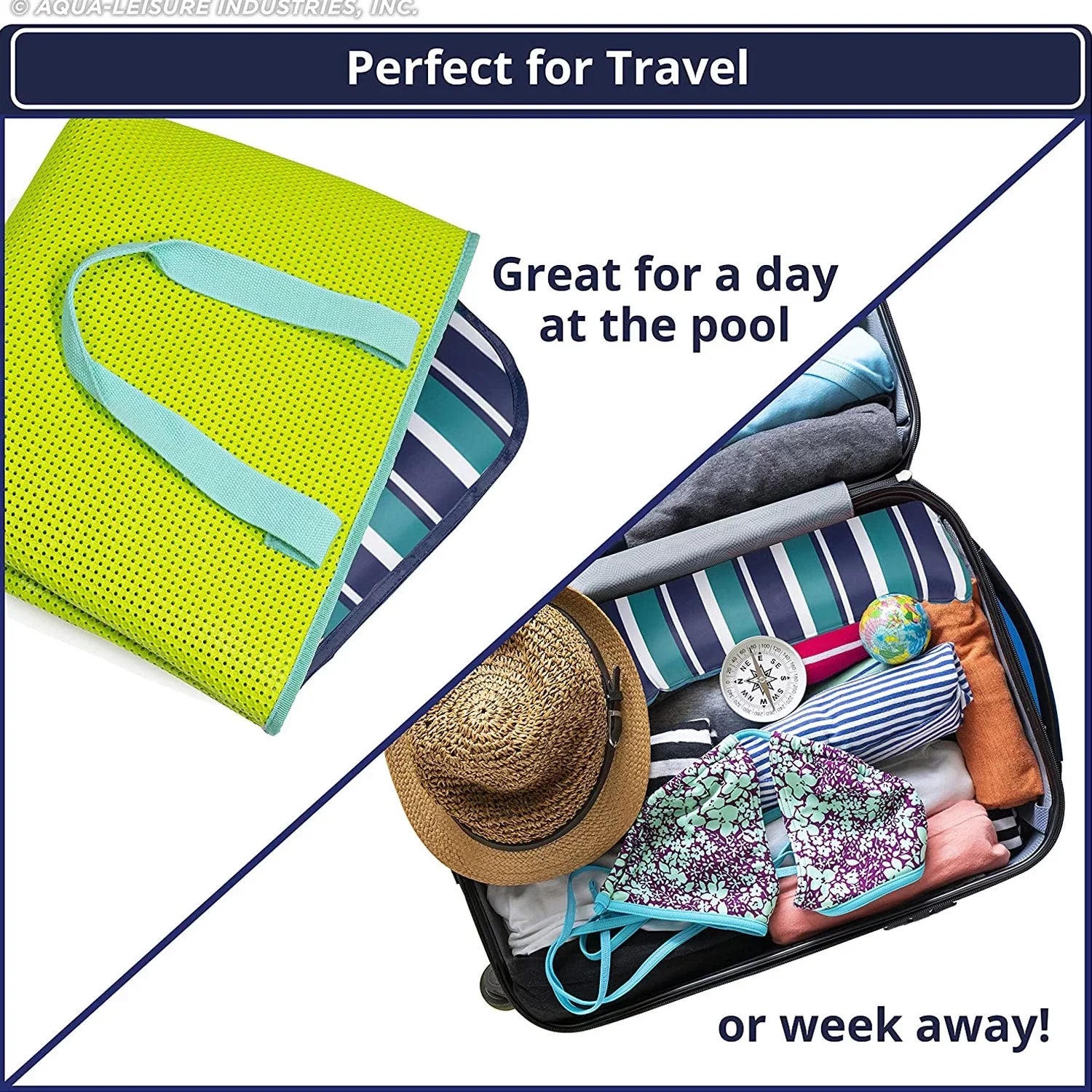 Aqua Deluxe Monterey XL Hammock 4 in 1 Multi Purpose Float, Teal (2 Pack)