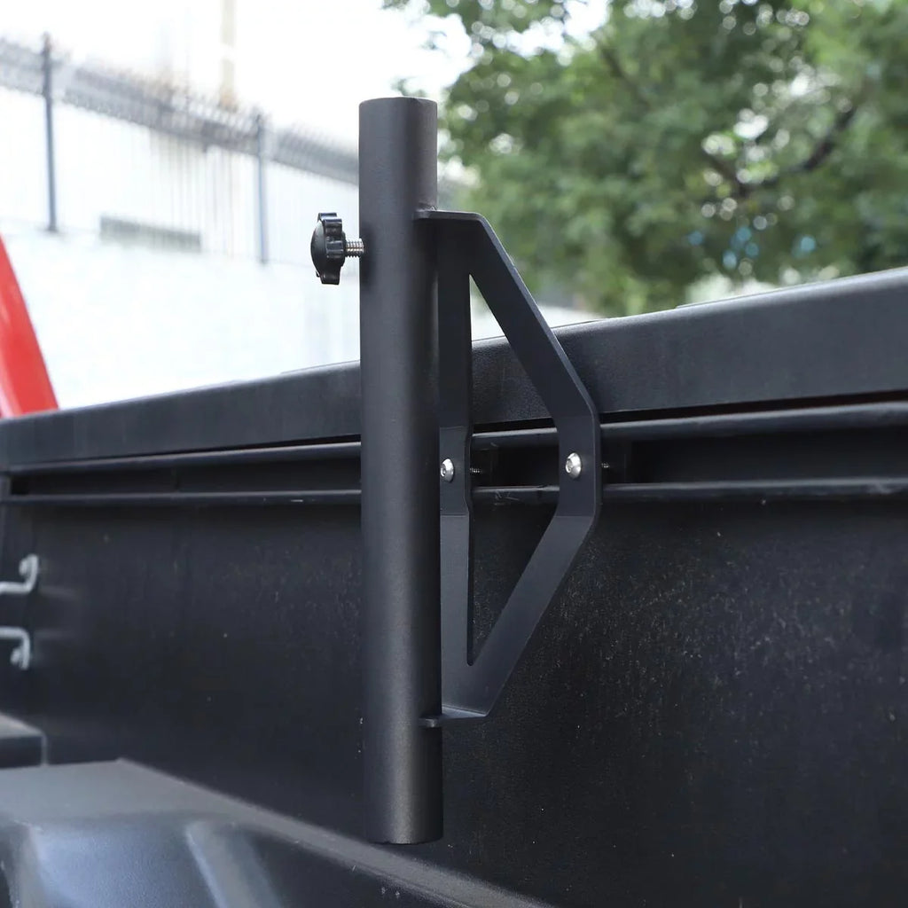 TINKI Truck Flag Pole Mount Holder Fit for 2005-2021 Tacoma/2007-2021 Tundra Bed Rail System