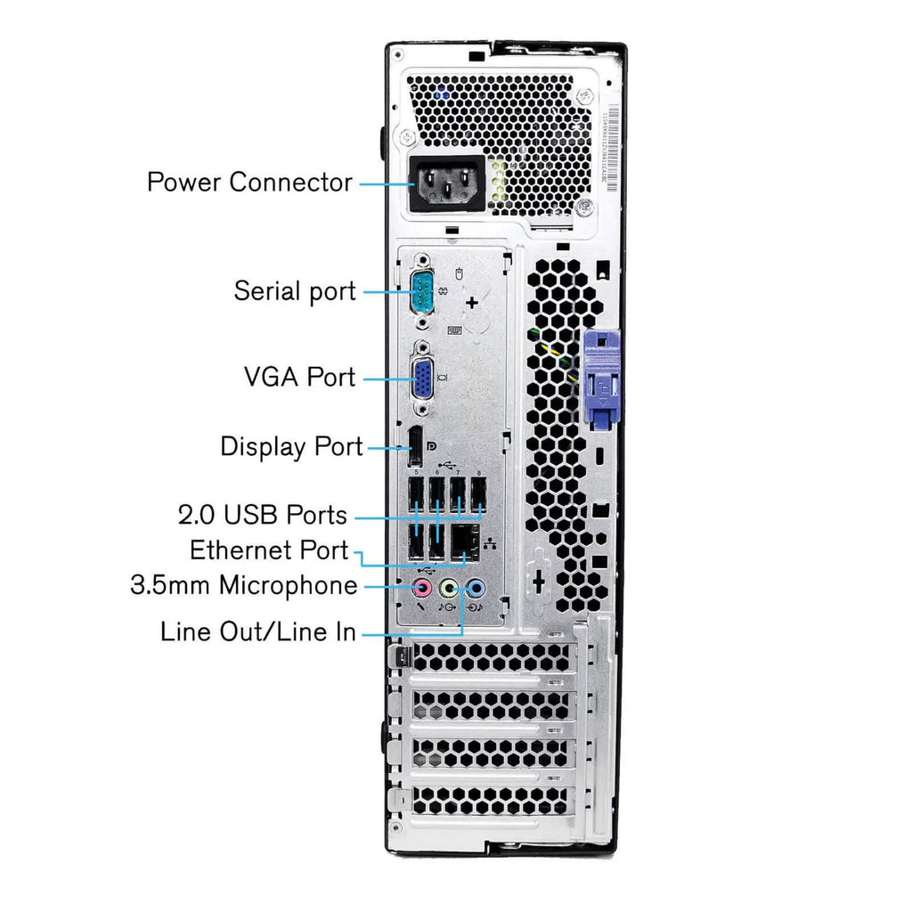 M91 ThinkCentre Desktop Computer Core I5 3.2GHz 8GB RAM 750GB HDD Windows 10 Professional Includes Bluetooth