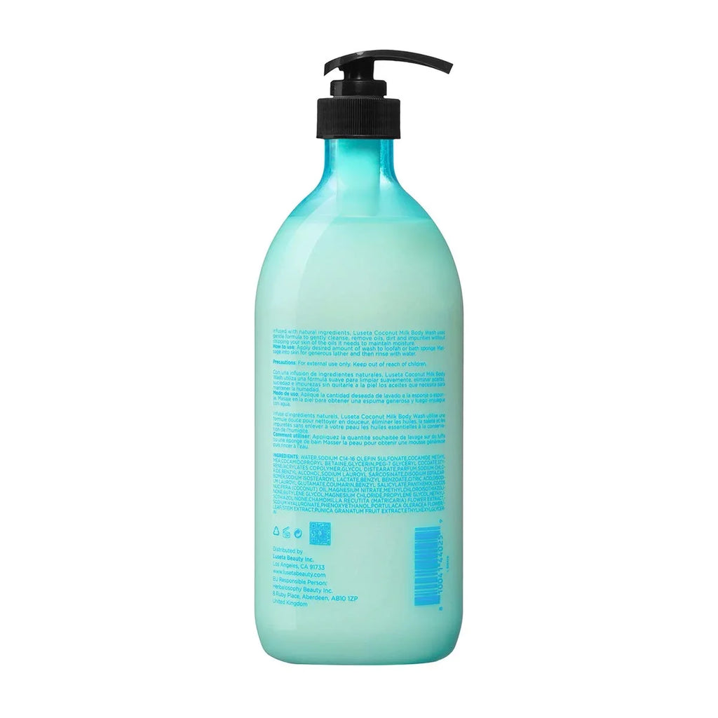 Luseta Coconut Milk Body Wash, Gentle Soap-Free for Dry Skin 33.8oz