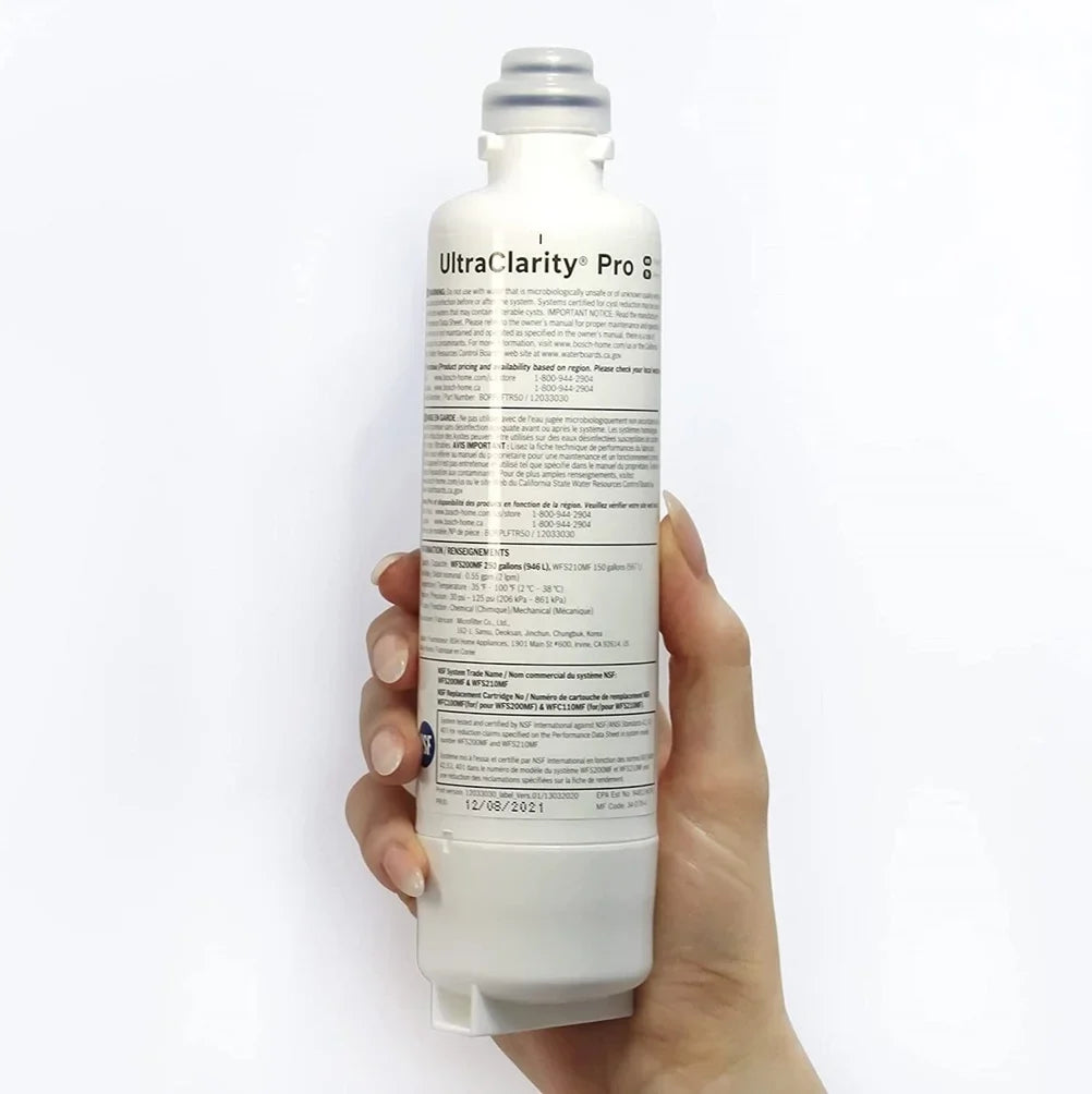 Bosch Ultra Clarity Pro BORPLFTR50 Refrigerator Water Filter,High compatibility 5 Pcs