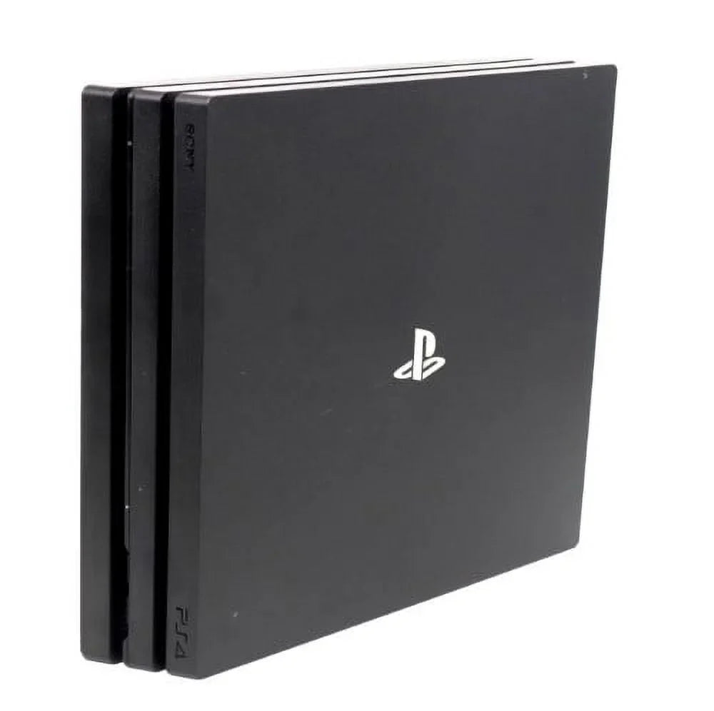 Pre-Owned PlayStation 4 Pro 1TB Gaming Console Jet with 2 Controller Included BOLT AXTION Bundle (Refurbished: Like New)