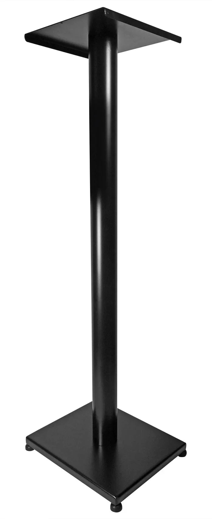 Pair Rockville RS37B 37" Steel Bookshelf Speaker / Studio Monitor Stands in Dark