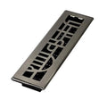 Decor Grates ADH212-NKL Floor Register, 2x12, Brushed Nickel