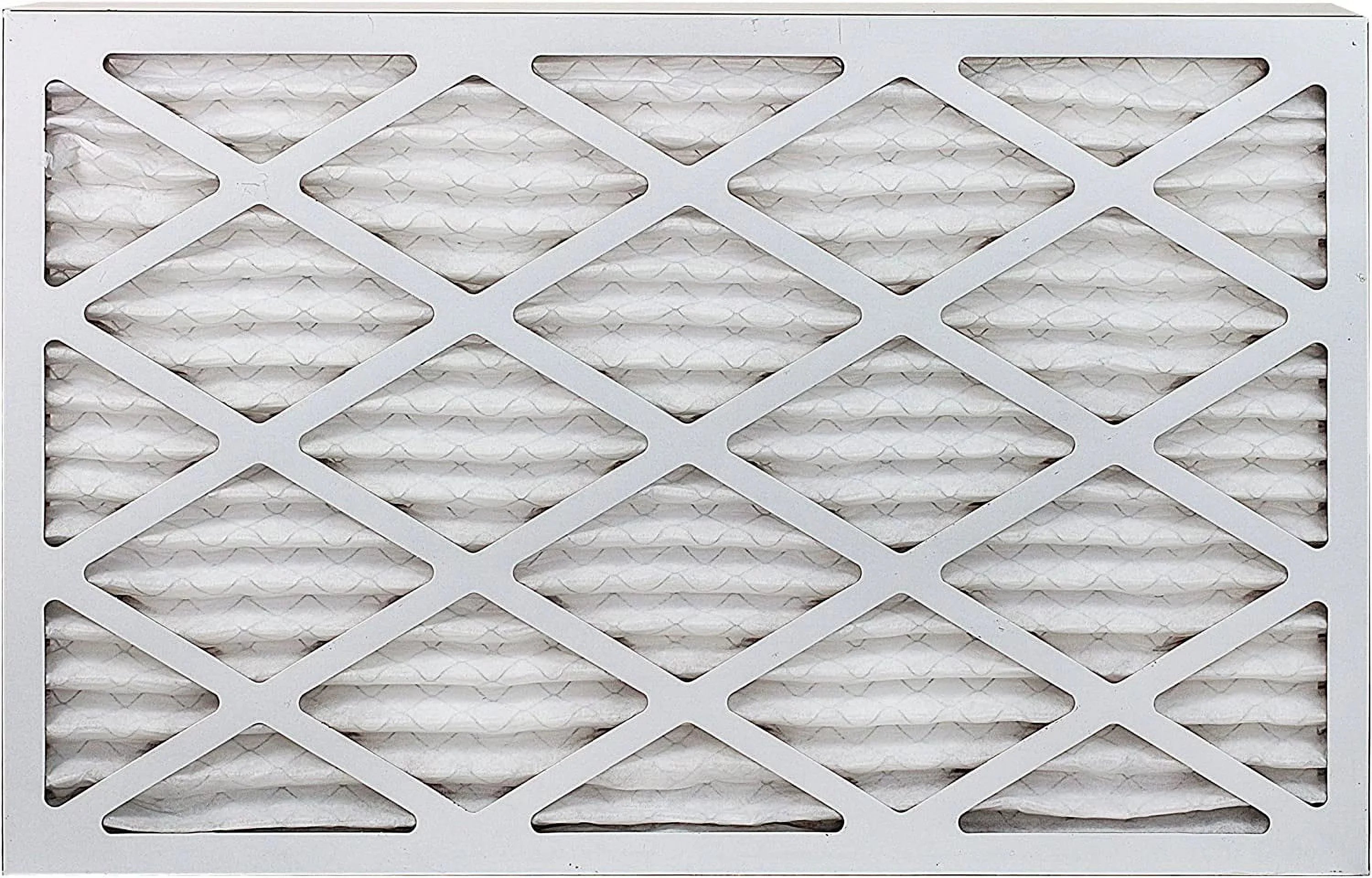 Filterbuy 8x20x2 MERV 8 Pleated HVAC AC Furnace Air Filters (12-Pack)