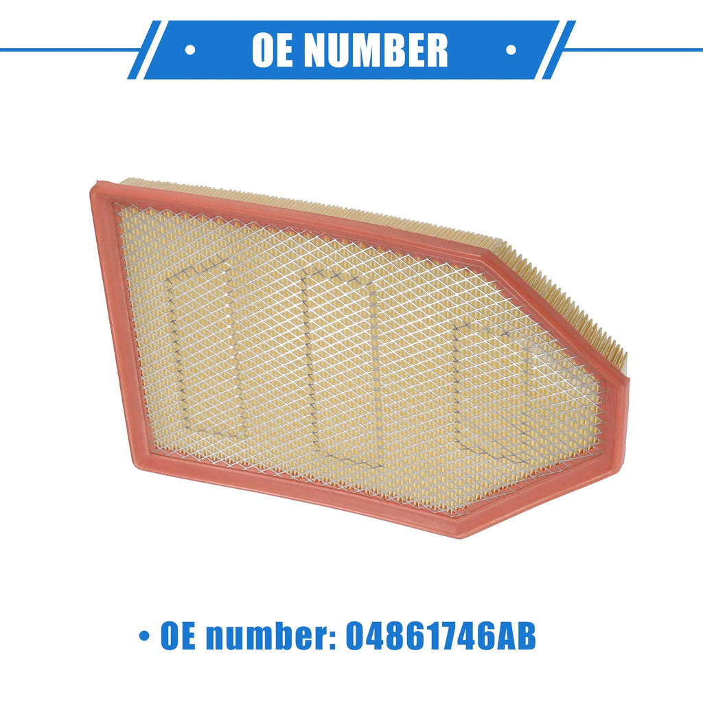 Car Engine Air Filter Compatible for Dodge Challenger 2011-2023 for Chrysler 300 2011-2023 No.04861746AB