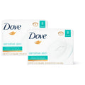 Dove Beauty Bar Gently Cleanses And Nourishes Sensitive Skin Effectively Washes Away Bacteria While Nourishing Your Skin, 3.75 Oz (Pack Of 16)