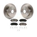 Transit Auto - Rear Disc Brake Rotors And Semi-Metallic Pads Kit For 2008-2013 Highlander K8S-101898