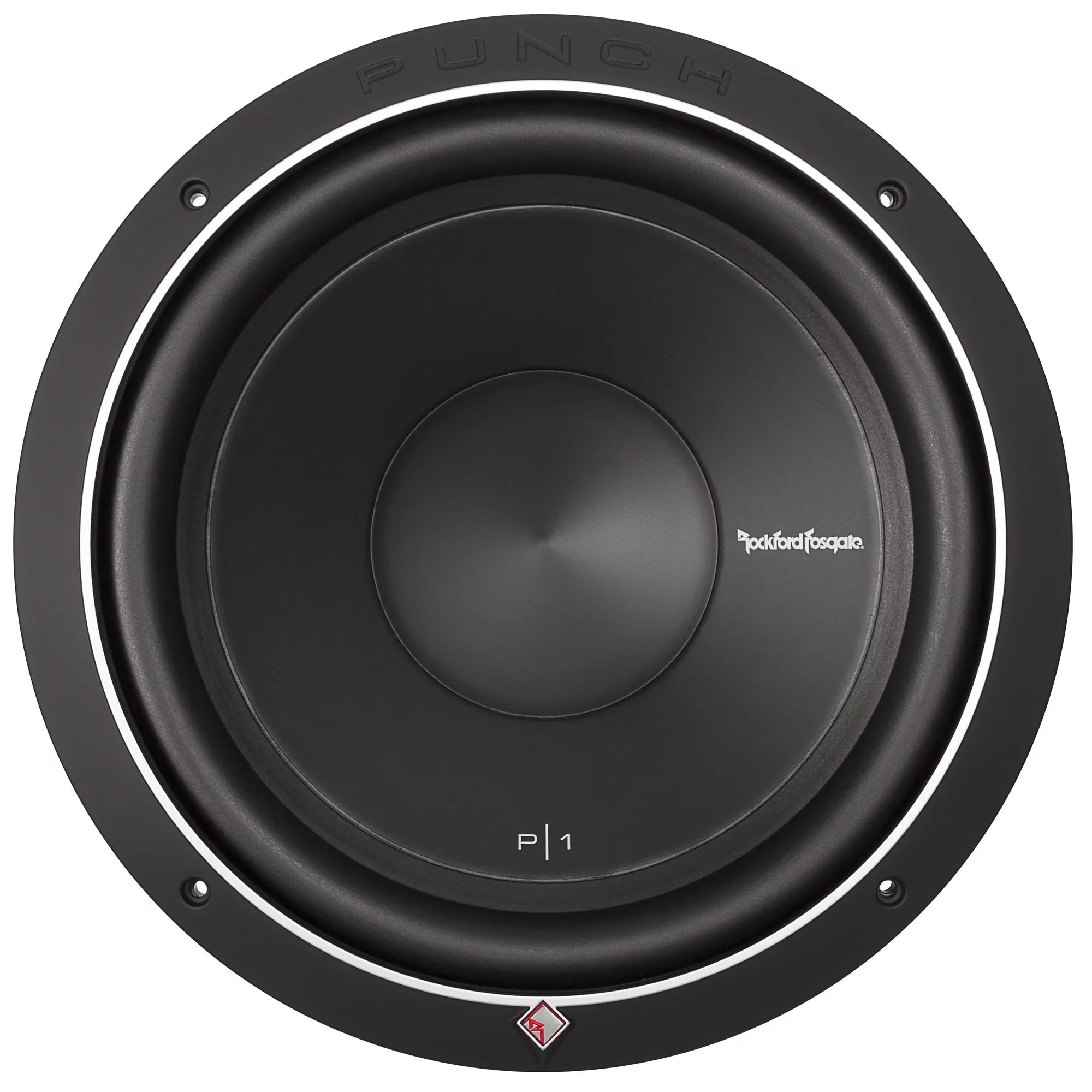 Rockford Fosgate - Two P1S4-12 12" Subwoofers - SVC (4-Ohm), 250 Watts Rms, 500 Watts Peak