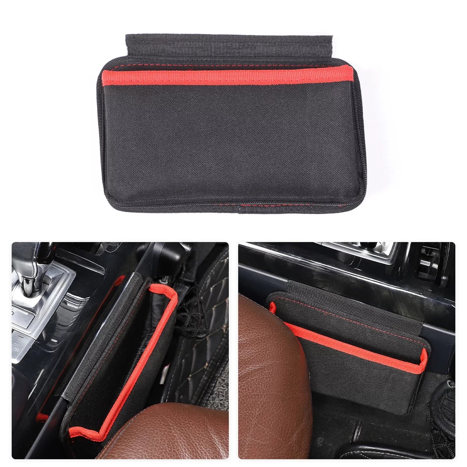 Car Storage Organizer Compatible With 2013 2014 2015 2016 2017 2018 Mercedes Benz G-Class W463 G500 G550 G55 G63 G65, Car Storage Pocket Bag Add extra storage space, Gear Shifter Tray Storage Box