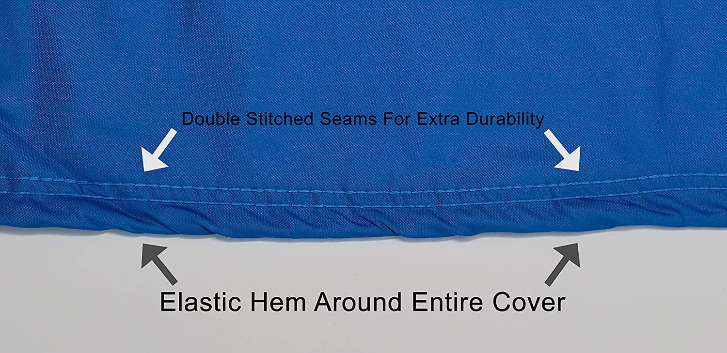 Custom Contour Fit Weatherproof Jet Ski Cover for Kawasaki 1100 STX DI 1997-1999 - Jet Color - All Weather - Trailerable - Protect from Rain & Sun! Includes Trailer Straps & Storage Bag