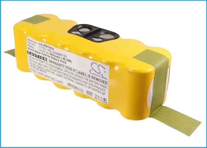 BanGomi Battery Replacement for Roomba 532 Roomba 800 Roomba 570 Roomba 531 Roomba 595 Roomba 760 Roomba 660 Roomba 620 Roomba 80501e Roomba 900,11702 GD-Roomba-500 VAC-500NMH-33 (2800mAh/14.4V)