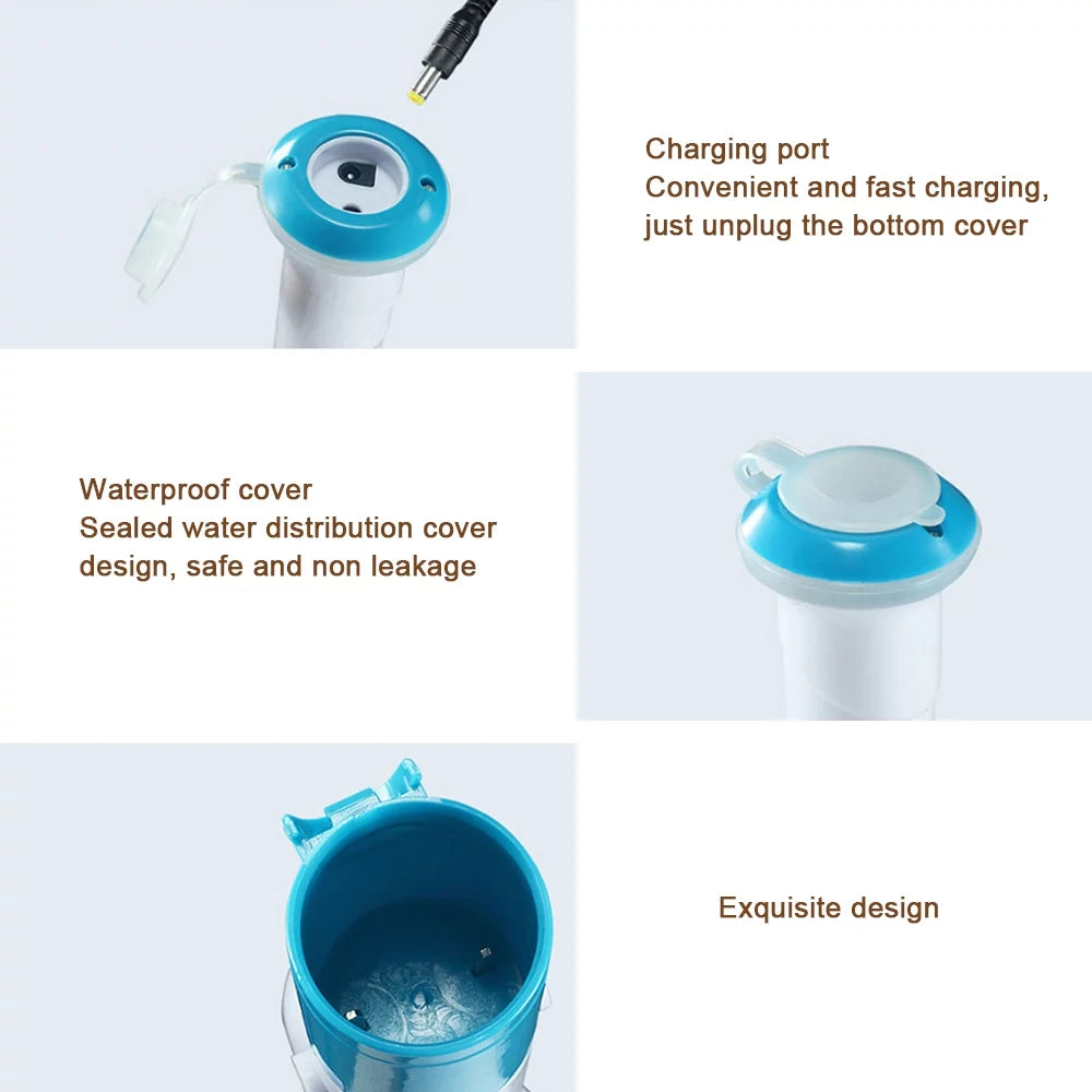 AYMZ Electric Spin Scrubber Cordless Power Cleaning Brush Shower Scrubber for Bathroom Floor