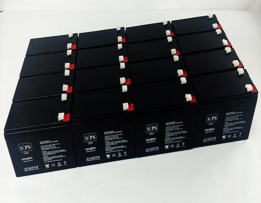 SPS Brand 12V 9Ah Replacement Battery (SG1290T2) for SEA DOO DOLPHIN, ZS01 PRO (Terminal T2) (20 Pack)