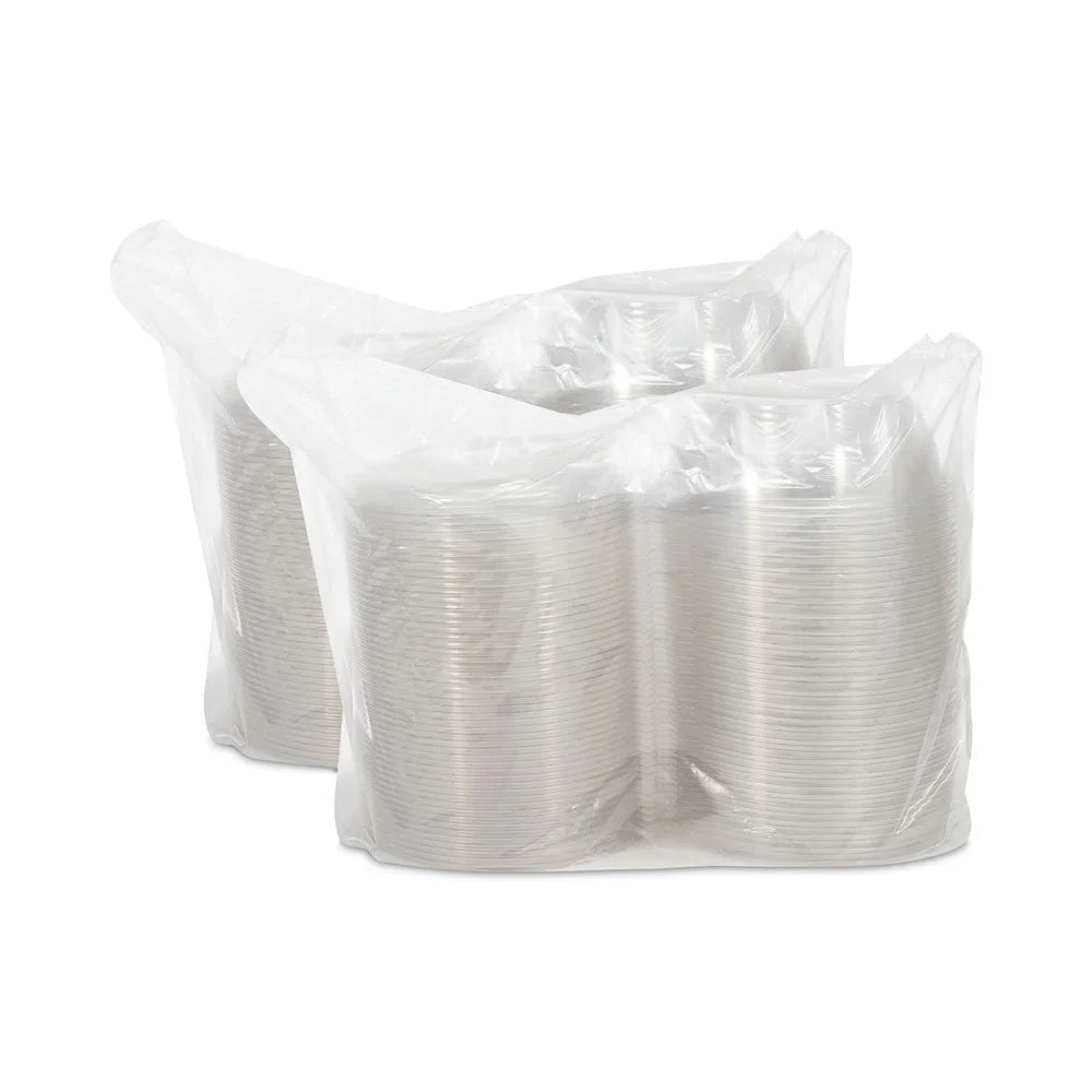 Dart Tamper-Resistant, Tamper-Evident Bowls with Dome Lid, 48 oz, 8.9 Thickness x 3.4h, Clear, Plastic, 100/Carton