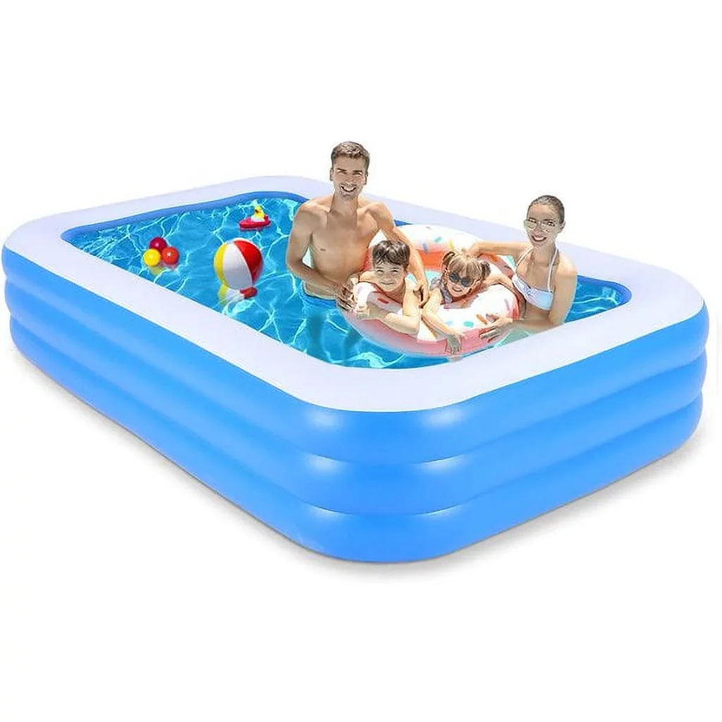 OTFitness Packable Inflatable Pools Swimming Pool for Kids and Adults, 120 X 72 X 22 inch Swimming Pool & Ball Pools for Babies, Toddlers, Outdoor, Backyard, Garden, Summer Pool Party