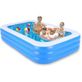OTFitness Packable Inflatable Pools Swimming Pool for Kids and Adults, 120 X 72 X 22 inch Swimming Pool & Ball Pools for Babies, Toddlers, Outdoor, Backyard, Garden, Summer Pool Party
