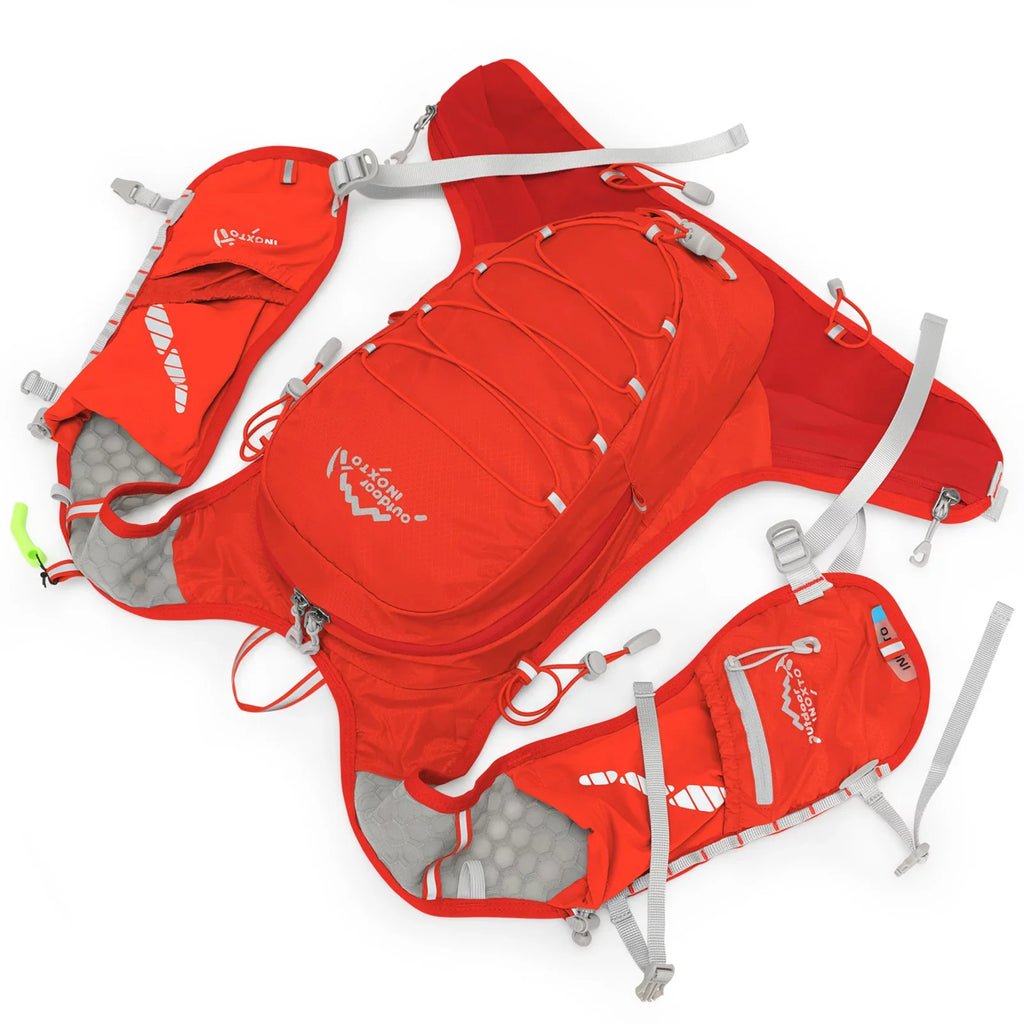 Dcenta's Versatile Hydration Backpack Store Cellphone, Water Bottle, and More in 12L Loading Capacity