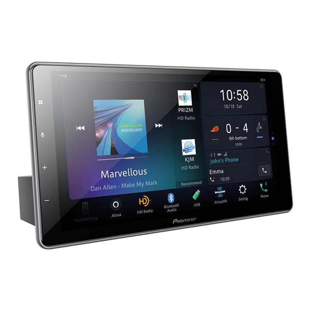 New Pioneer DMH-WT7600NEX 1-DIN 9" Digital Media Receiver & License Plate Camera