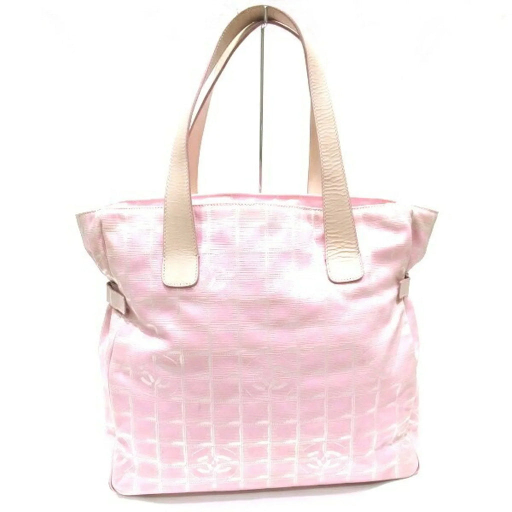 Pre-Owned CHANEL New Travel GM Pink A15825 Bag Tote Women's (Good)
