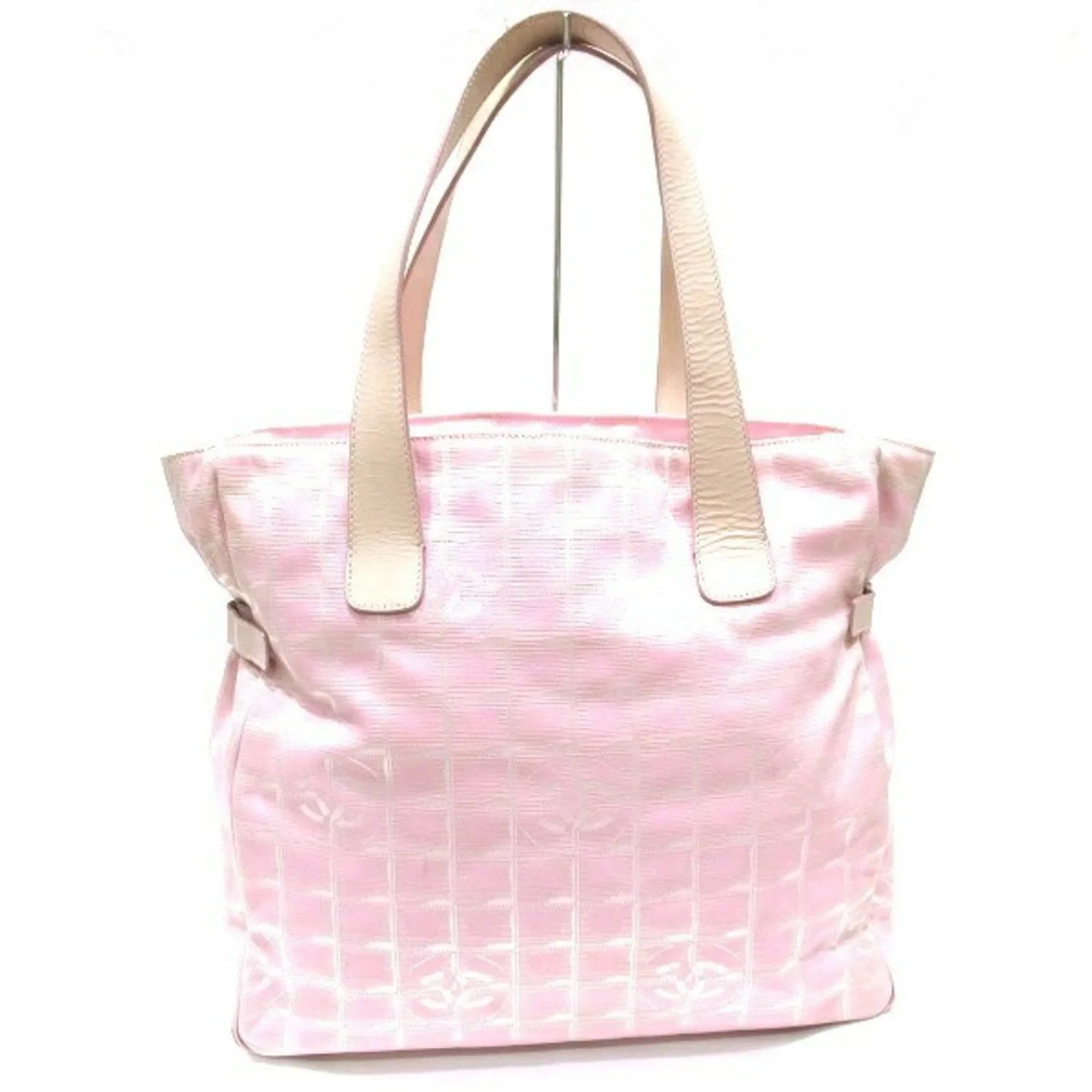 Pre-Owned CHANEL New Travel GM Pink A15825 Bag Tote Women's (Good)